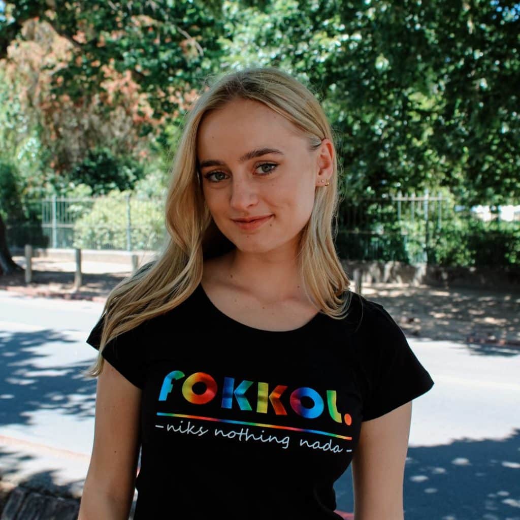 Rainbow Gorilla ´Orgineel Logo´ Dames T-shirt