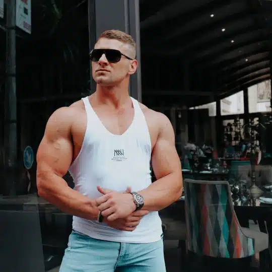 T-Stringer NNN Logo - White