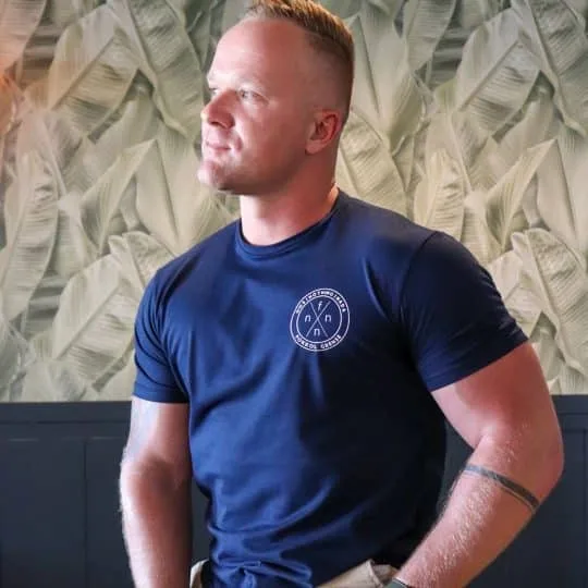 "fOKKOL Grense" Unisex T-Shirt - Navy