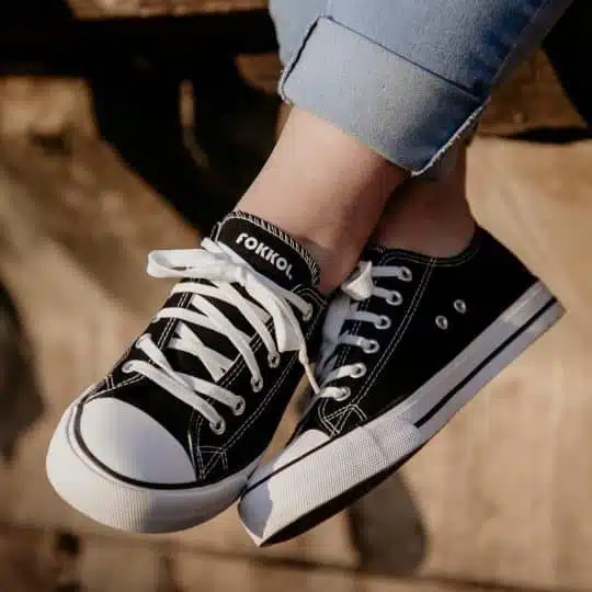 fOKKOL Low Cut Sneakers - Black