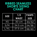 Ribbed Seamless Shorts; Crisp Moss - Image 3