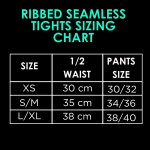 Ribbed Seamless Tights; Lavender Level - Image 3