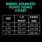 Ribbed Seamless Tights; Lavender Level - Image 3