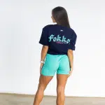 Dames Boxy T; UNBND Club Navy - Image 2