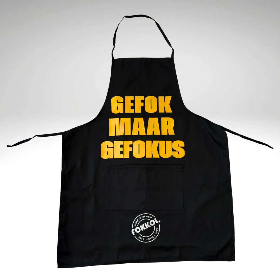 "GEFOK MAAR GEFOKUS" Apron