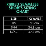 Ribbed Seamless Shorts; Crisp Moss - Image 3