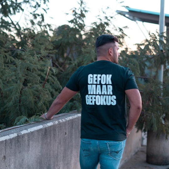 "GEFOK MAAR GEFOKUS" Unisex T-Shirt - Black