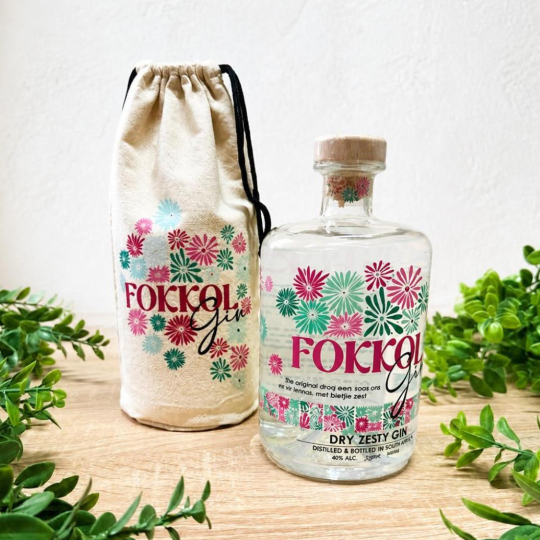 fOKKOL DRY ZESTY GIN 750ML